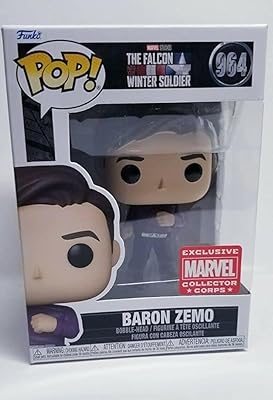 Funko pop! marvel collector's corps 964 figurine exclusive baron zemo avec étui