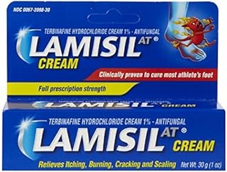 Crème antifongique pour pieds d'athlète lamisil, force de prescription complète pour les démangeaisons