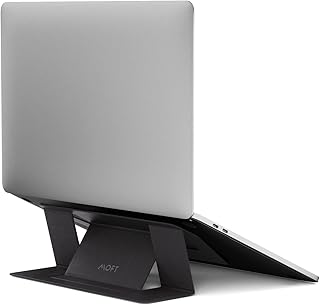 Support invisible pour ordinateur portable movit slim, adhésif et réutilisable, angles de vision