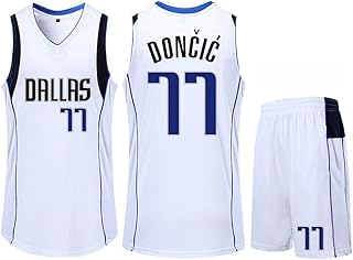 Maillot de basket-ball pour hommes dal dallas mavericks luka doncic #77, vêtements d'entraînement