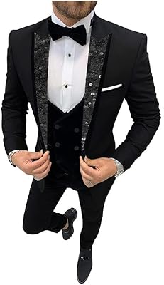 2022 costume de mariage 3 pièces coupe ajustée pour hommes avec revers