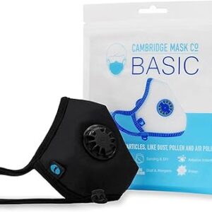 Cambridge mask co bike drift pollution masque facial pour le cyclisme, la course à pied, réutilisable, lavable et réglable pour adultes et enfants - noir large. Diaytar : Votre destination shopping préférée au Sénégal