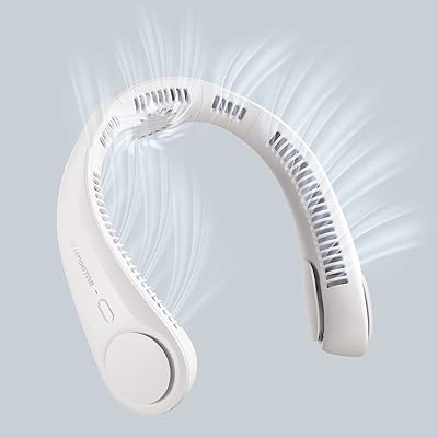 Ventilateur de cou portable mains libres sans pales alimenté par une batterie