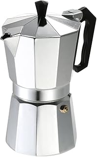 Machine à expresso et cafetière vue stovetop, cafetière à moka pour préparer du