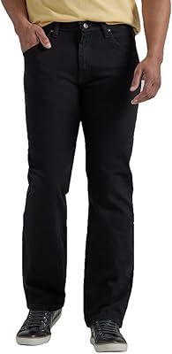 Jean stretch classique à 5 poches coupe régulière wrangler pour hommes