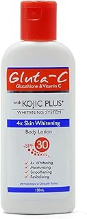 Lait corporel gluta-c avec kojic plus + spf 30, 150 ml