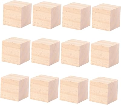 Kohili 22 pièces blocs de construction pour enfants en bois pour l'artisanat