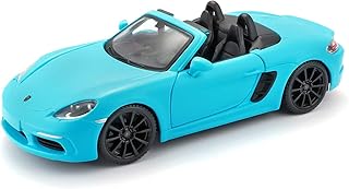 Voiture moulée sous pression progo porsche 718 boxster à l'échelle 1:24