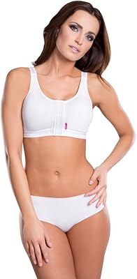 Lipoelastic pi active soutien-gorge post-chirurgical en coton médical fermeture sur le devant