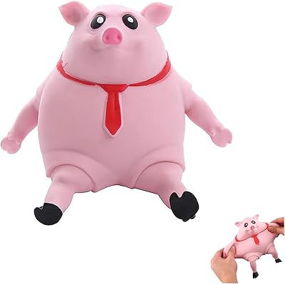 Jouet splash piggy - jouet anti-stress squishy pig, jouet splat pig, jouets sensoriels