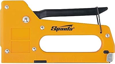 Agrafeuse en plastique sparta avec agrafes 100 pièces, type d'agrafe 53, 4-8 mm