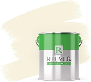 Émulsion de peinture murale à base d'eau retiver premium, 3,6 l, ivoire, rp-101