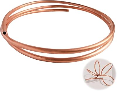 Tuyau rond en cuivre sans soudure quicon 3/16 id-1/4od (6,56 pieds)