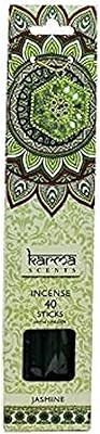 Porte-encens et bâtons parfumés au jasmin karma