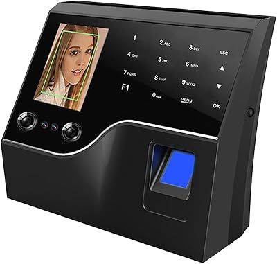 Appareil de reconnaissance faciale horloge de pointage avec mot de passe par empreinte