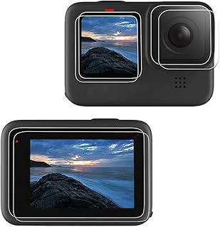 Lot de 2 protecteurs d'écran en verre trempé pour gopro