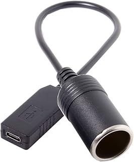 Câble de connecteur cy usb 3.1 type c vers allume-cigare 20
