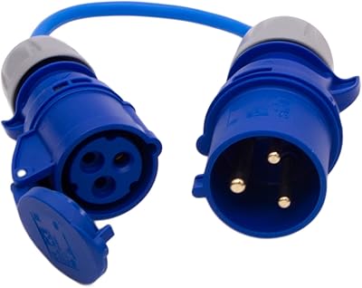 Câble volant ip44 prise 32 ampères à 16 240 volts phase cee câble