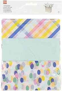 Lot de 3 serviettes en papier hima, taille 70 cm x 50 cm