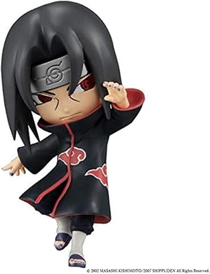 Figurine bandai shippuden chibi masters de l'anime itachi uchiha kawaii naruto, multicolore, ve63389