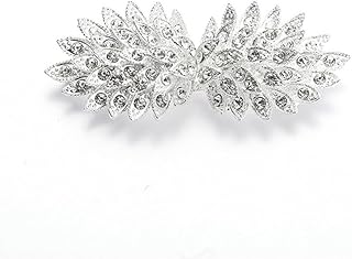 Broche pour femmes collier cardigan clip mode filles brillant cristal broche
