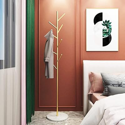 Timmycare porte-manteaux en métal sur pied, porte-manteaux, porte-manteaux, organisateur d'entrée pour vêtements, écharpes, sacs à dos, parapluies, sacs, chapeaux (arbre). Shoppez futé, shoppez Diaytar Sénégal