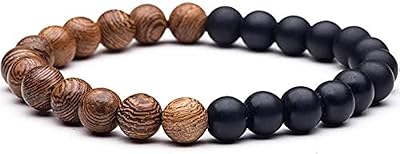 Nouveaux bracelets de perles en bois naturel pour hommes, bracelet mala de méditation noir, bijoux de prière pour femmes, bracelet homi de yoga, pierre. Diaytar Sénégal : Diversité produits, unité de prix bas