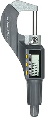 Micromètre numérique haute précision teddrop (0-25 mm - 0,001 mm)