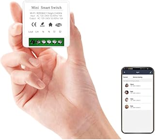 Mini interrupteur intelligent wifi easy life tuya 16a diy avec application