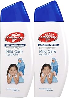 Lavage corporel antibactérien lifebuoy, soin léger 300 ml (paquet de 2)