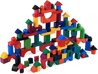 Ensemble de blocs de construction en bois mamo bear pour enfants 112