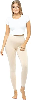 Legging long 2skin pour femme avec bordure en dentelle