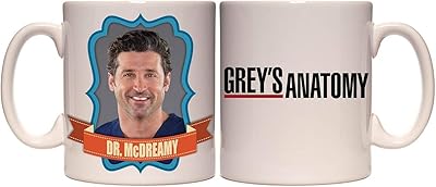Tasse à café grey's anatomy dr. mcdreamy derek shepherd 325 ml.