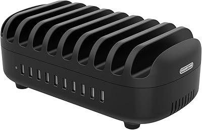 Base de chargement nt on power pour 10 tablettes ou téléphones portables, 120
