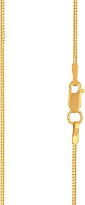 Chaîne en or 22 carats (916) et diamants de malabar aichbkf25p09
