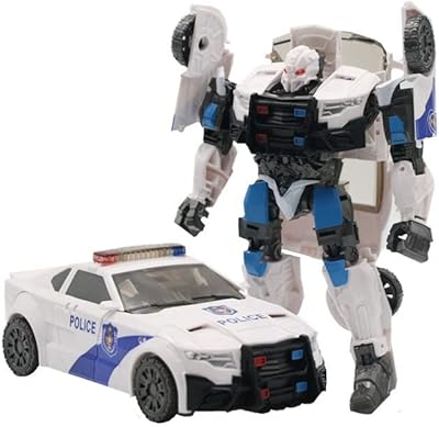 Nouveau robot de transformation cool en plastique abs + alliage, série anime, modèle