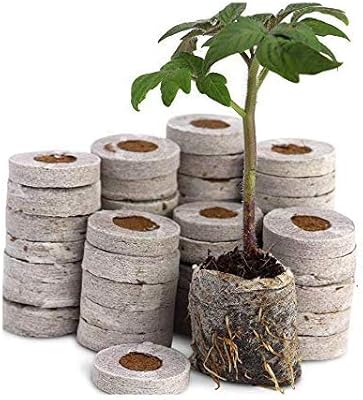 Kit de germination de graines de fibre de coco kuir garden, brun naturel