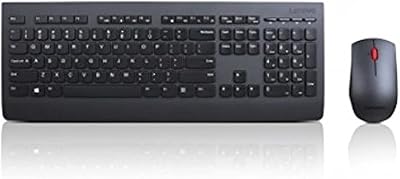 Clavier et souris sans fil lenovo ultra slim plus (anglais/arabe)