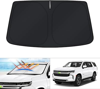 Pare-soleil en fonte pour pare-brise de chevrolet tahoe 2021 2022 2023, un pare-soleil
