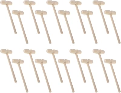 Nobesti petit marteau à crabe, marteau en bois polyvalent, jouet éducatif pour enfants