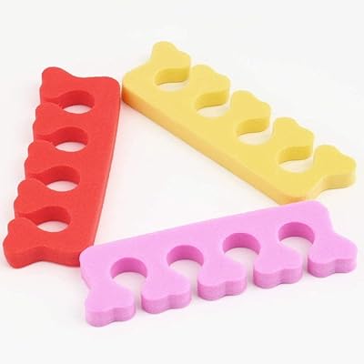 Leidada set 3 paires-ensemble de séparateurs d'orteils en mousse eva outils pour ongles