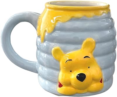 Tasse disney winnie l'ourson, grande tasse à café ou à thé en céramique