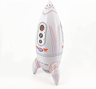 Jet creations fusée gonflable de vaisseau spatial gonflable, fournitures de jouets éducatifs