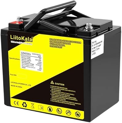 Batterie lithium-ion 12 v 60 ah 50 ah batterie lithium-fer 12,8 v lifepo4