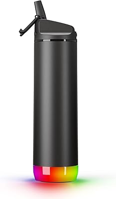 Bouteille d'eau intelligente en acier hydrate spark - suit la consommation d'eau