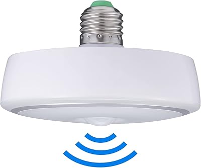 Ampoule à détecteur de mouvement dizon pir, vis e27, 15 w