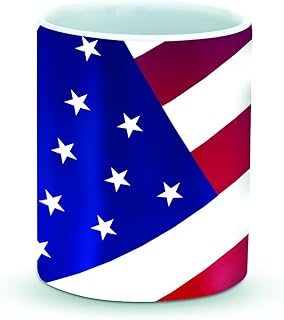 Tasse à café imprimée stylisée avec poignée robuste de 325 ml, tasse