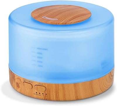 Humidificateur à brume fraîche badum, diffuseur d'huiles essentielles pour grandes pièces 500 ml-700