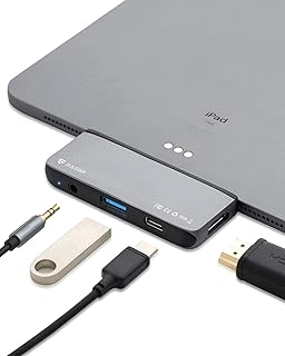 Hub rager usb c 1250 pour ipad pro 2018 avec port hdmi usb