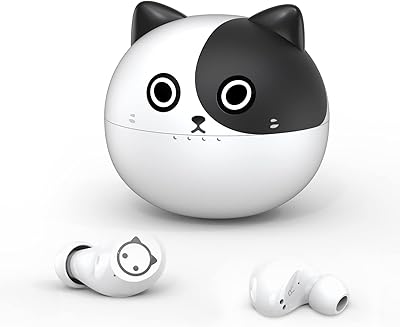 Excellents écouteurs sans fil pour enfants pour petites oreilles design milk cat